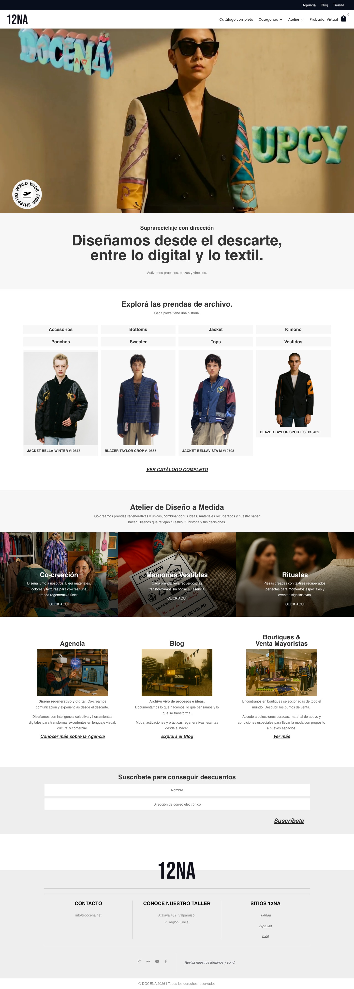 Docena · Diseño textil sustentable